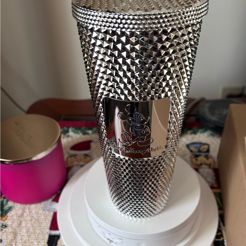 Starbucks Disney 100th Anniversary Silver Studded Tumbler